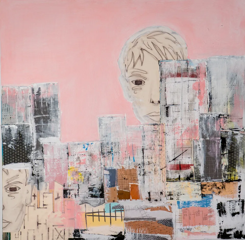 Memories No. 11, mixed media on canvas