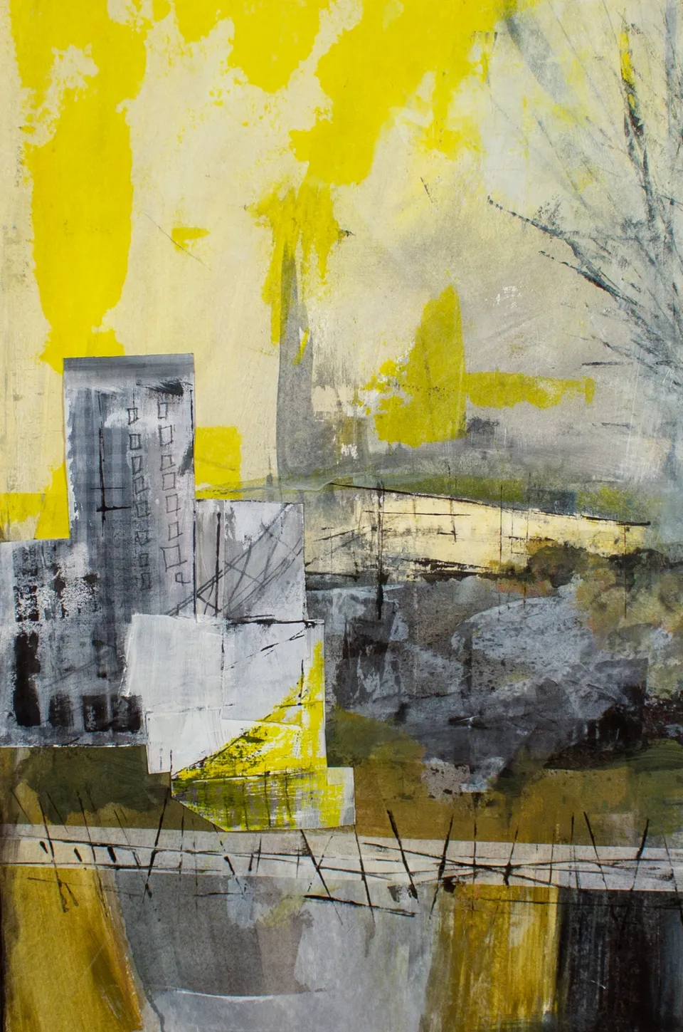 Memories No. 15, mixed media on canvas